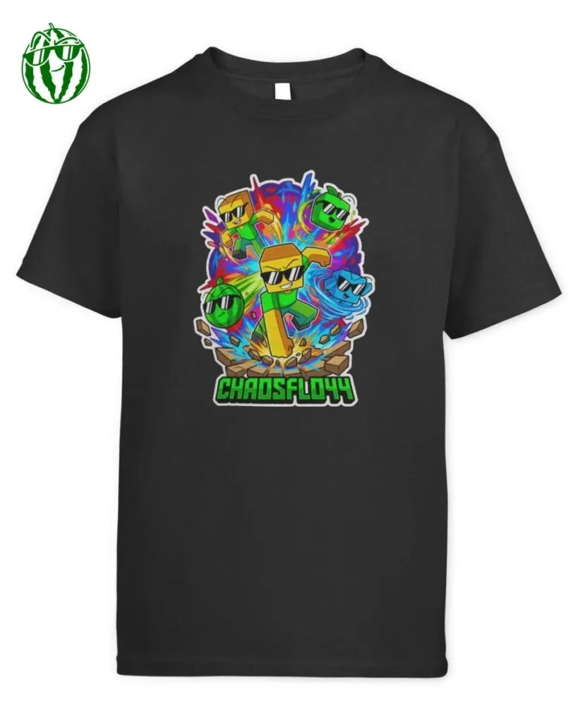 Chaosflo44 Ground Punch Energy Merch Kids T-Shirt