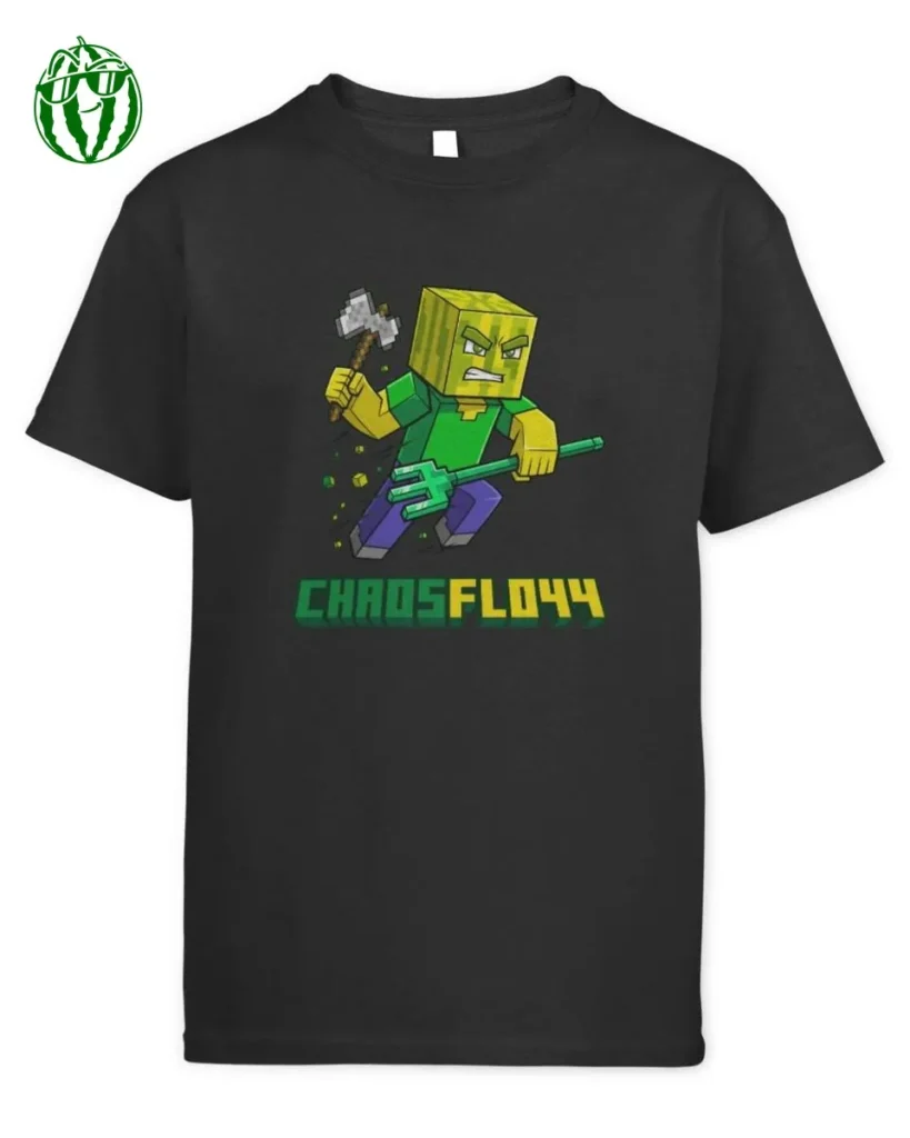 Chaosflo44 Melon Krieger Kampf Merch Kids T-Shirt