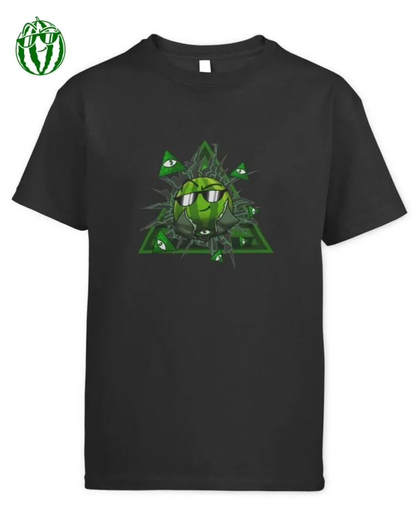 Chaosflo44 Geheimbund Melone Pyramide Merch Kids T-Shirt