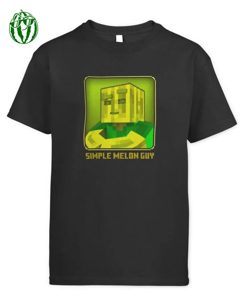 Chaosflo44 Simple Melon Guy Merch Kids T-Shirt