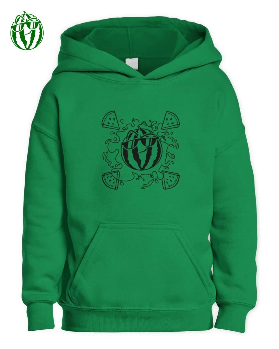 Chaosflo44 Melone Line Art Merch Kids Hoodie