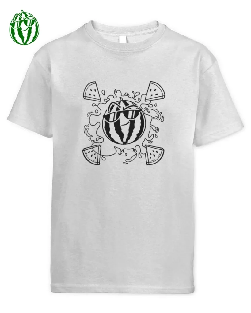 Chaosflo44 Melone Line Art Merch Kids T-Shirt